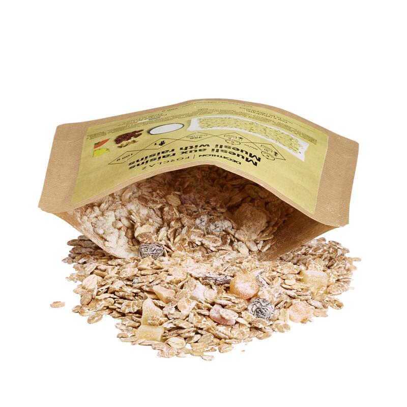 Comida Desidratada - pequeno-almoço - Muesli com passas -100 g