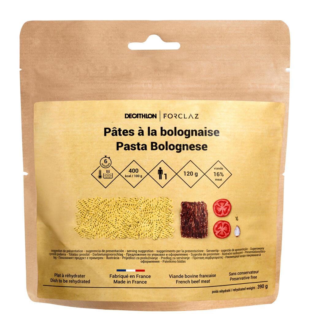 Αφυδατωμένο γεύμα trekking ζυμαρικά μπολονέζ 120g