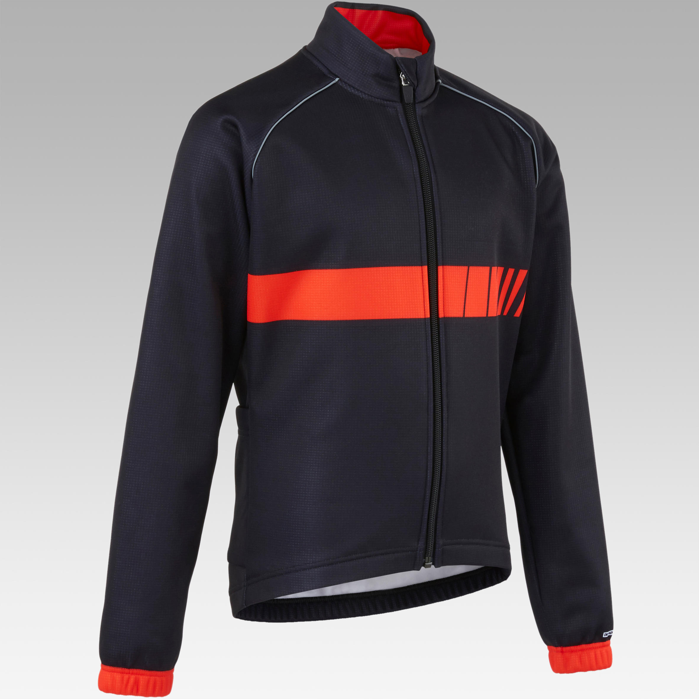 500 Kids' Cycling Jacket - Black 7/11