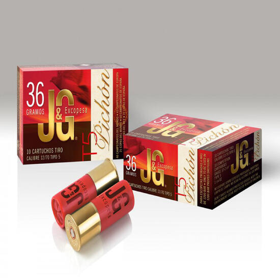 Cartucho Caza Jg Especial Pichon T5 36 Gr Calibre 12/70