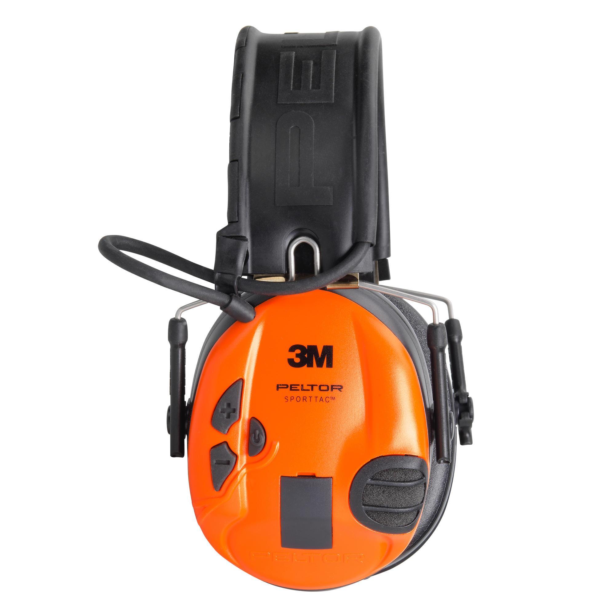 Cuffia elettronica antirumore SPORTTAC arancione-verde PELTOR | DECATHLON