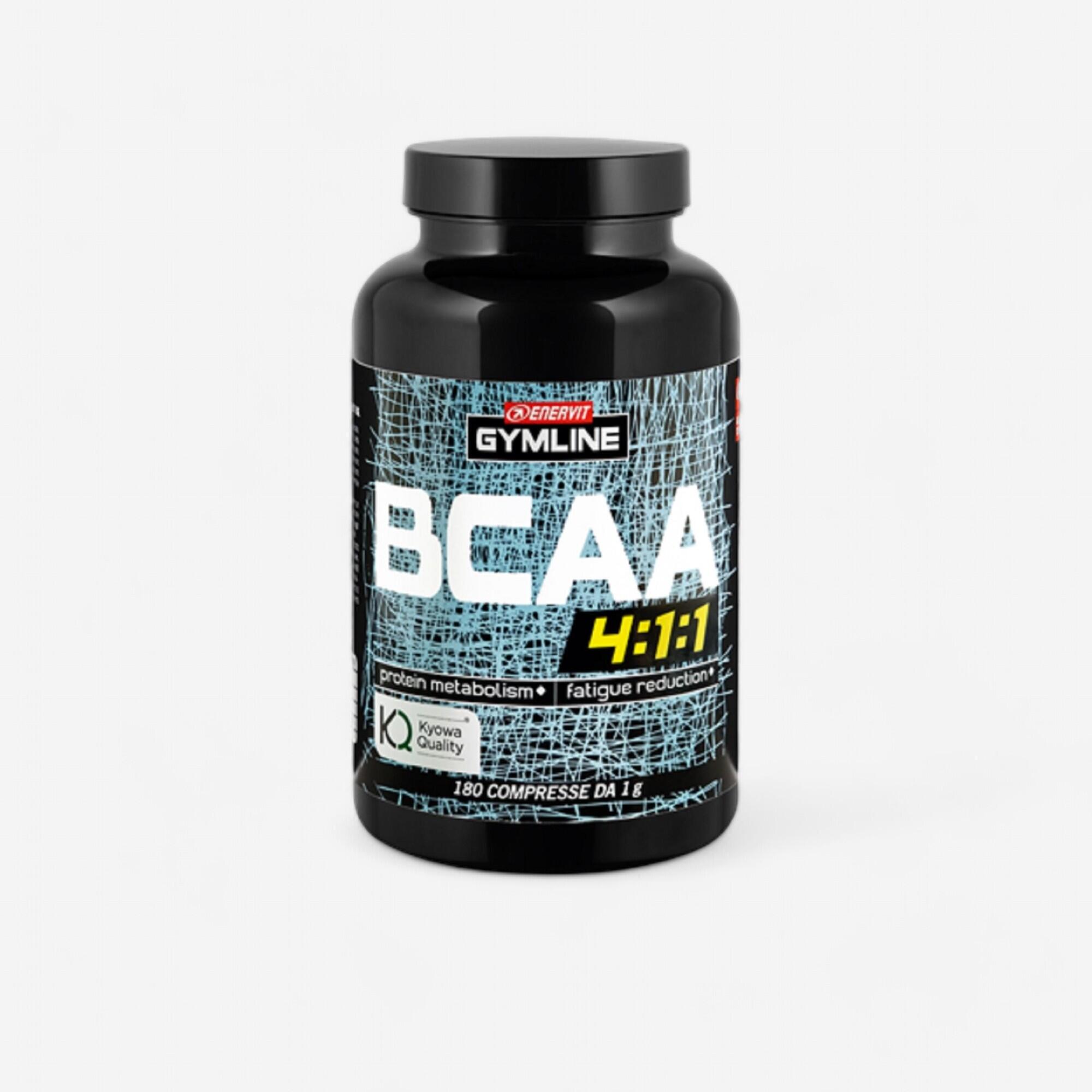Decathlon | AMMINOACIDI RAMIFICATI 4:1:1 ENERVIT GYMLINE IN COMPRESSE 180 CPR DA 1 GRAMMO |  Enervit