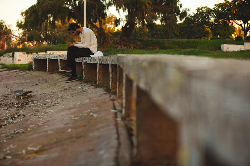 Skateboardová deska z javoru s gripem DK100 velikost 7,75"