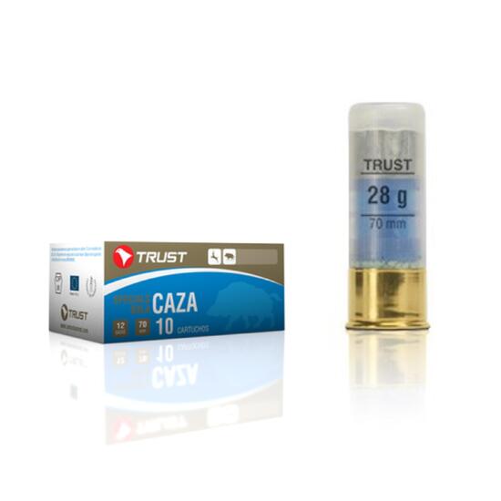 Cartucho bala Caza Trust star calibre 12 28 gr x10