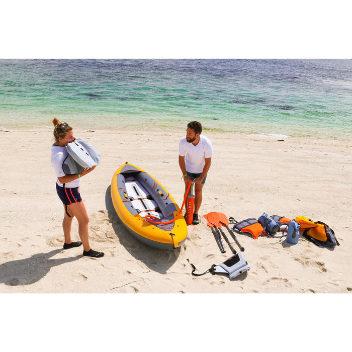 Kayak Canoa Hinchable de Travesía Itiwit Alta Presión DROP STITCH X100