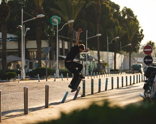 Skateboarding