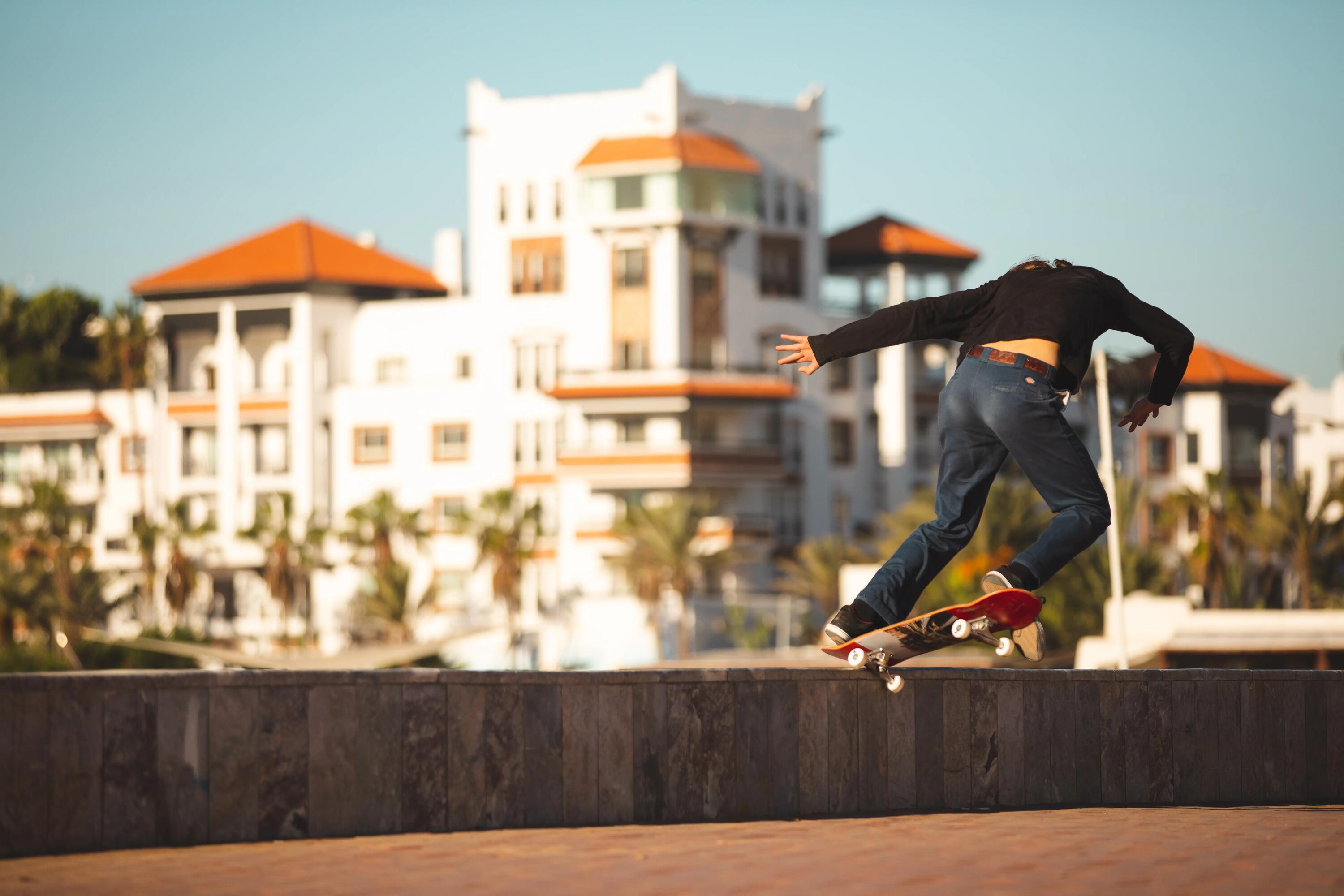 Skateboardová deska z javoru DK120 Greetings 8,5" červená  17/17