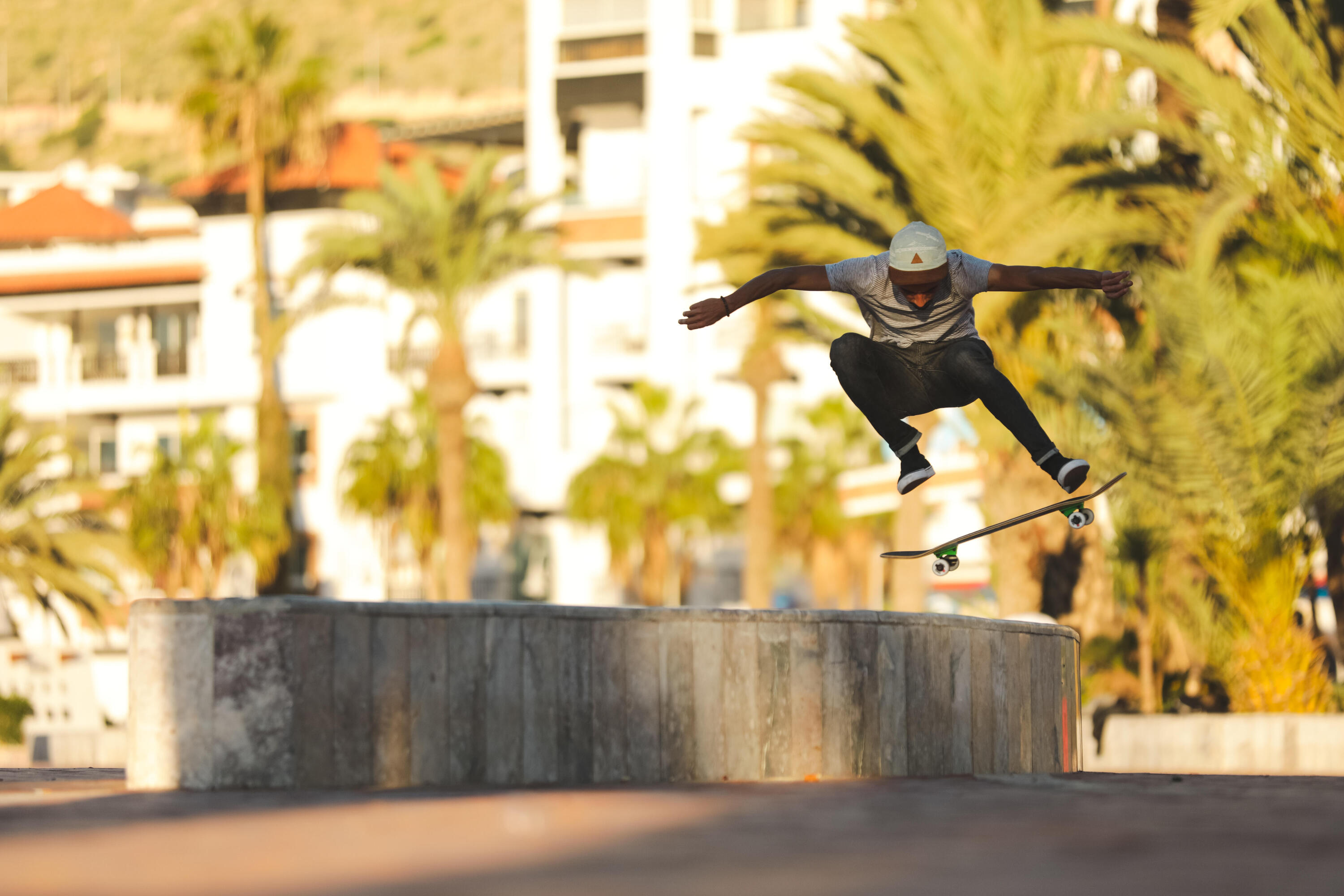 Skateboardová deska z javoru DK120 Greetings 8,5" červená  12/17