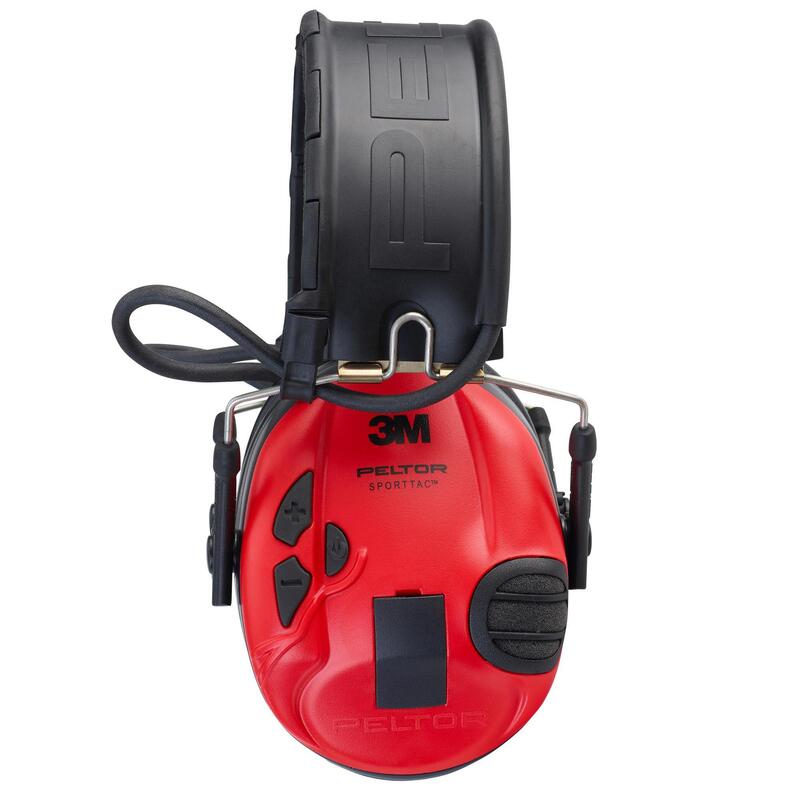 Elektronische oorkap SportTac zwart rood