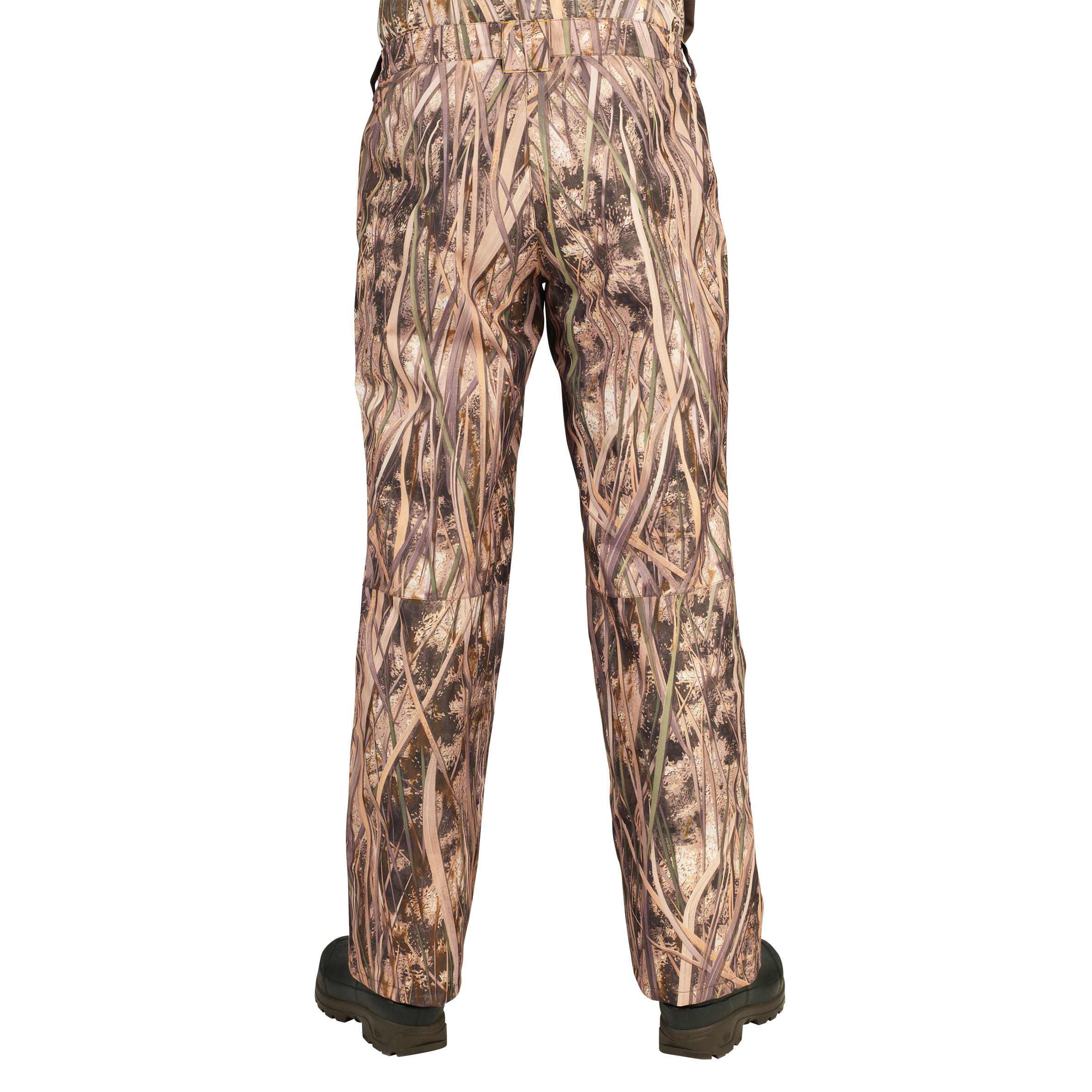 Waterproof Hunting Trousers - 100 Wetland Camo - SOLOGNAC