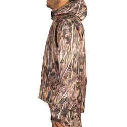 100 Waterproof Hunting Jacket - Wetlands Camo