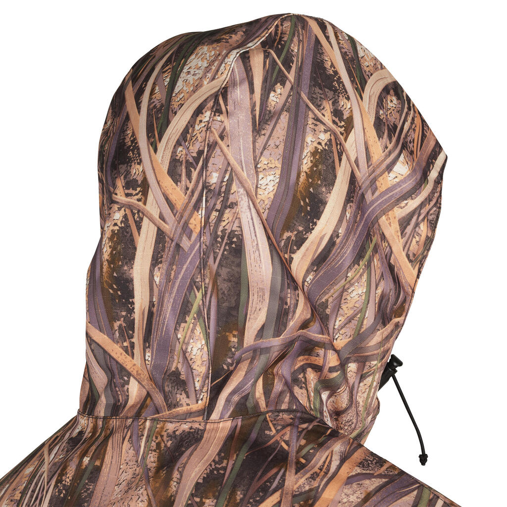 100 Waterproof Country Sport Jacket - Wetlands Camo