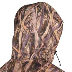 100 Waterproof Hunting Jacket - Wetlands Camo