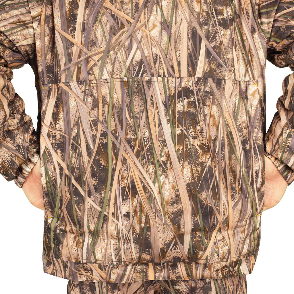 Men's Warm Waterproof Jacket - Wetlands Camo