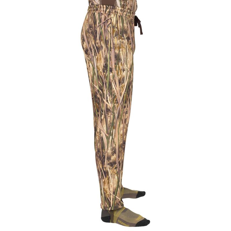 Sous-waders chasse chaud 500 camouflage marais
