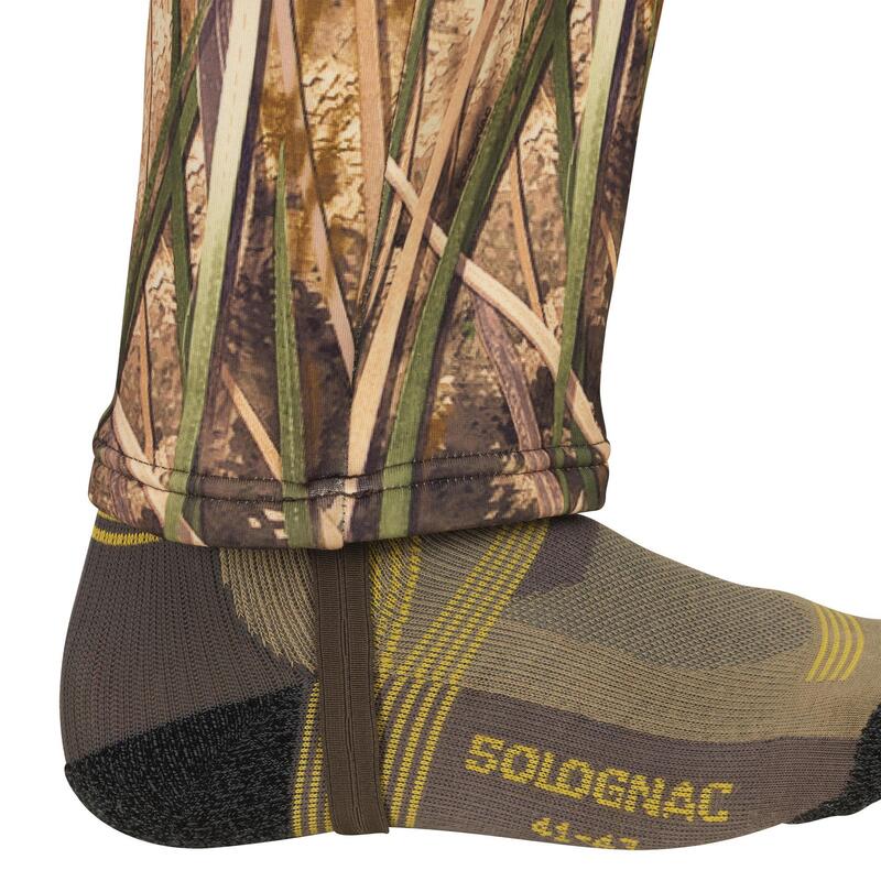 Pantalón Interior Caza Solognac 500 Adulto Camuflaje Marismas Cálido