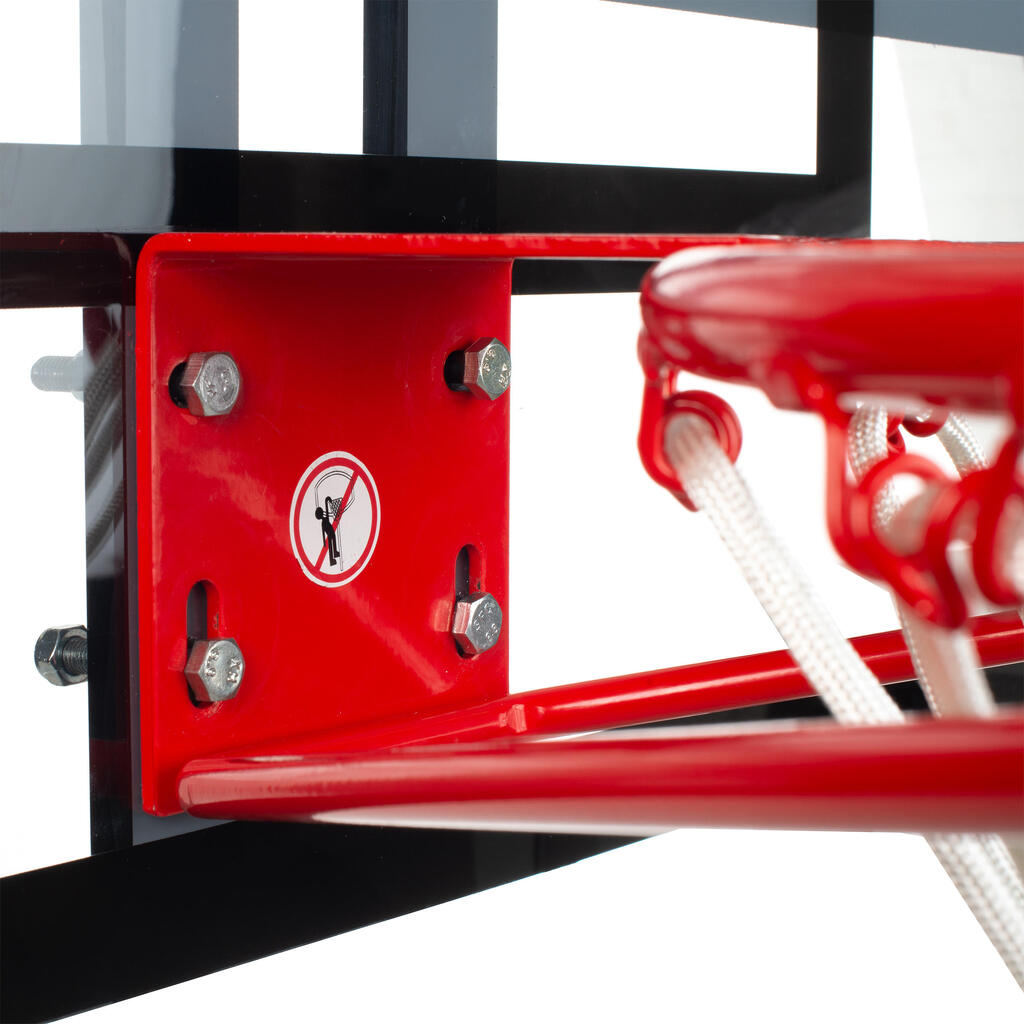 SB700 Kids'/Adult Wall-Mounted Basketball Hoop. Quality backboard.