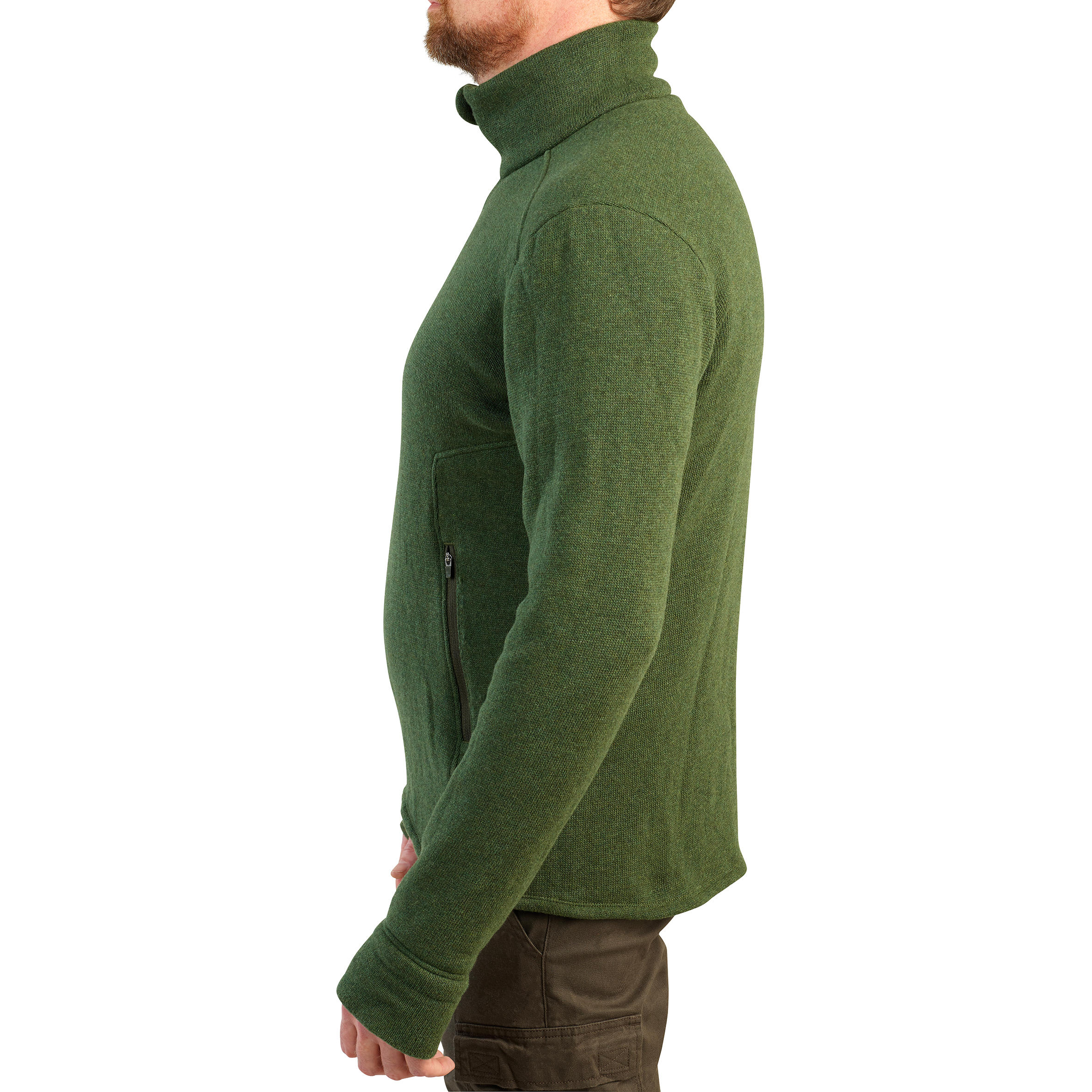 green wool hunting jacket