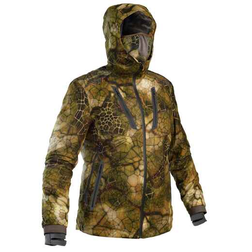 
      Jagd-Regenjacke FURTIV 900 geräuscharm warm camouflage
  