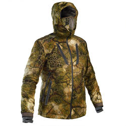 Veste chasse Silencieuse Imperméable Chaude 900 camouflage FURTIV