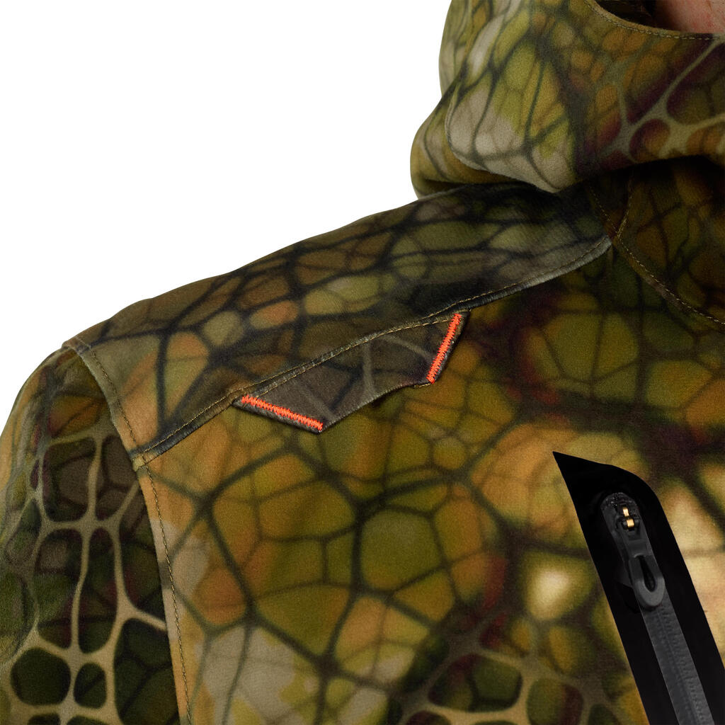 Hunting silent waterproof warm jacket Treemetic 900 Camouflage