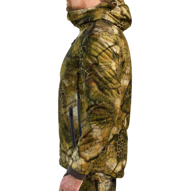 Veste chasse Silencieuse Imperméable Chaude camouflage FURTIV 900