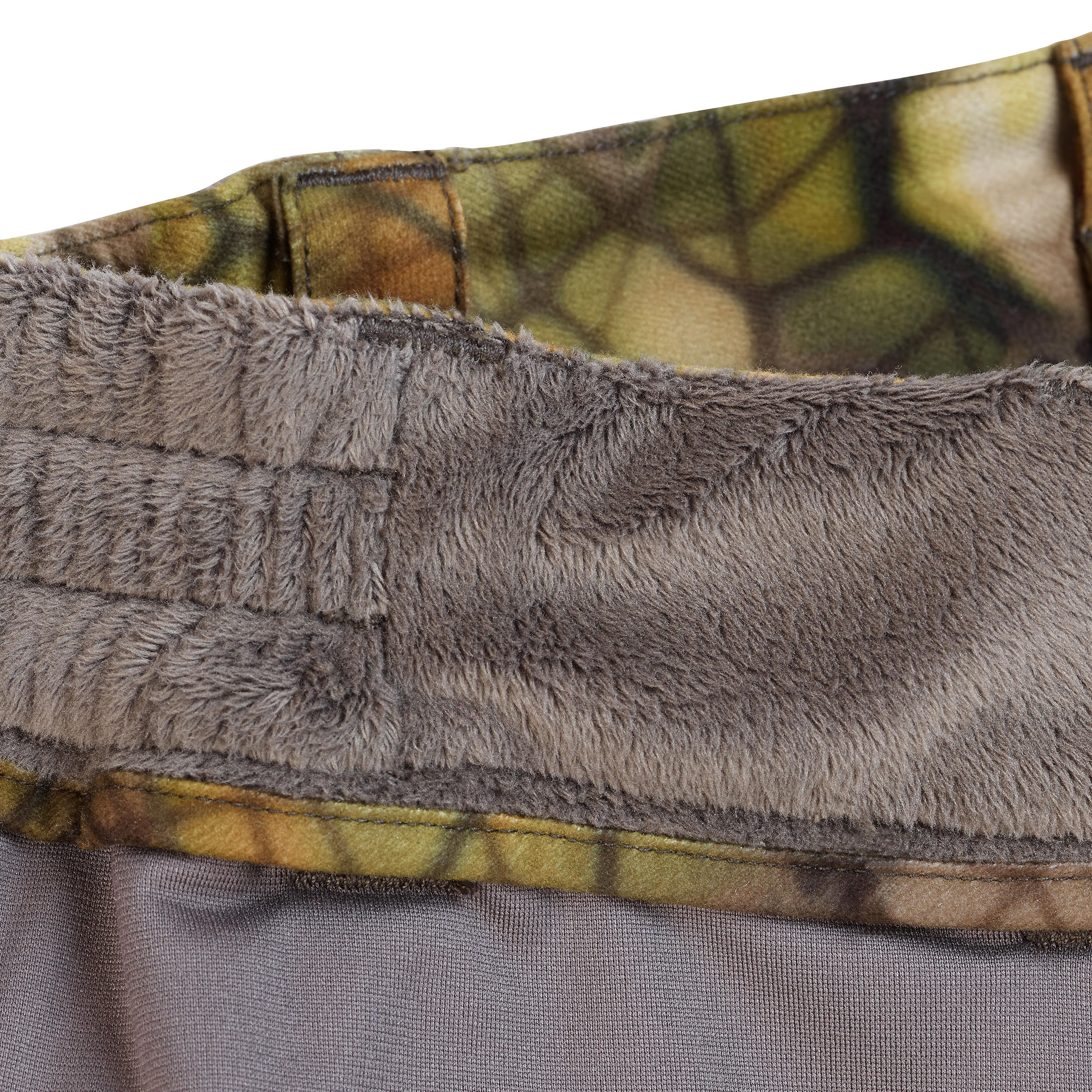 Hunting Silent Warm Waterproof Trousers 900 - Furtiv Camouflage 13/15