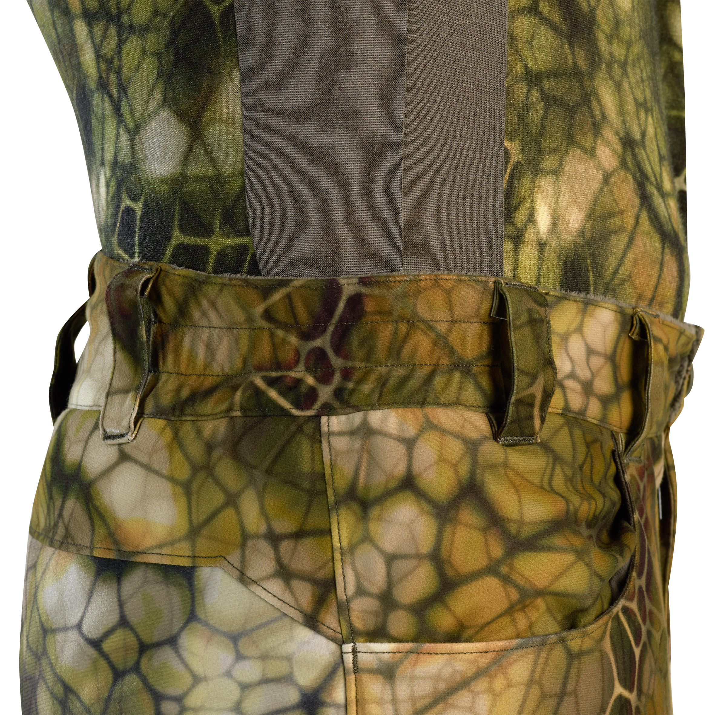 Hunting Silent Warm Waterproof Trousers 900 - Furtiv Camouflage 15/15