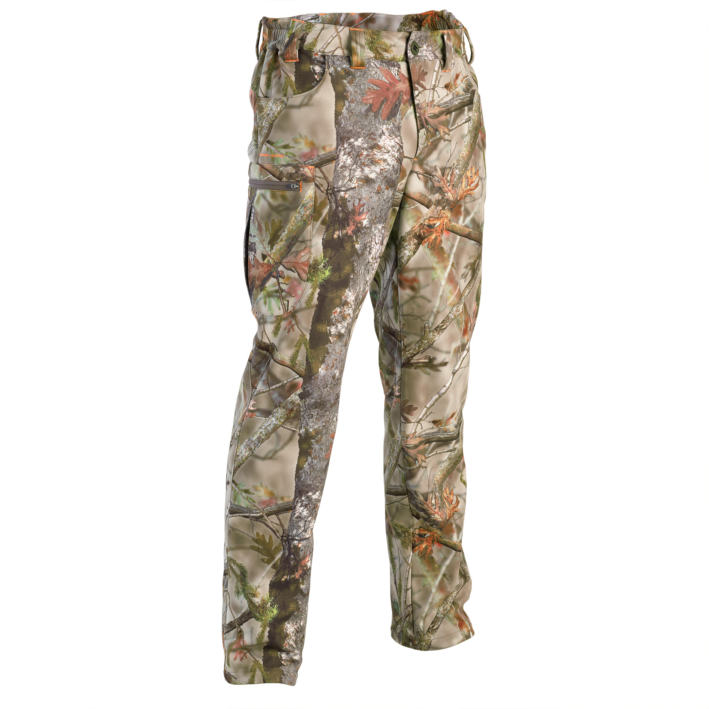 Pantalón Caza Solognac 100 Hombre Calido Polar Camuflaje Bosque SOLOGNAC |  Decathlon