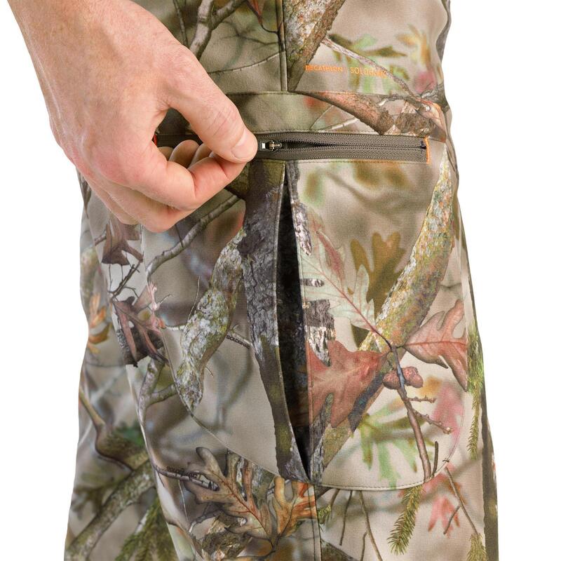 Pantalon Chasse chaud silencieux camouflage 100