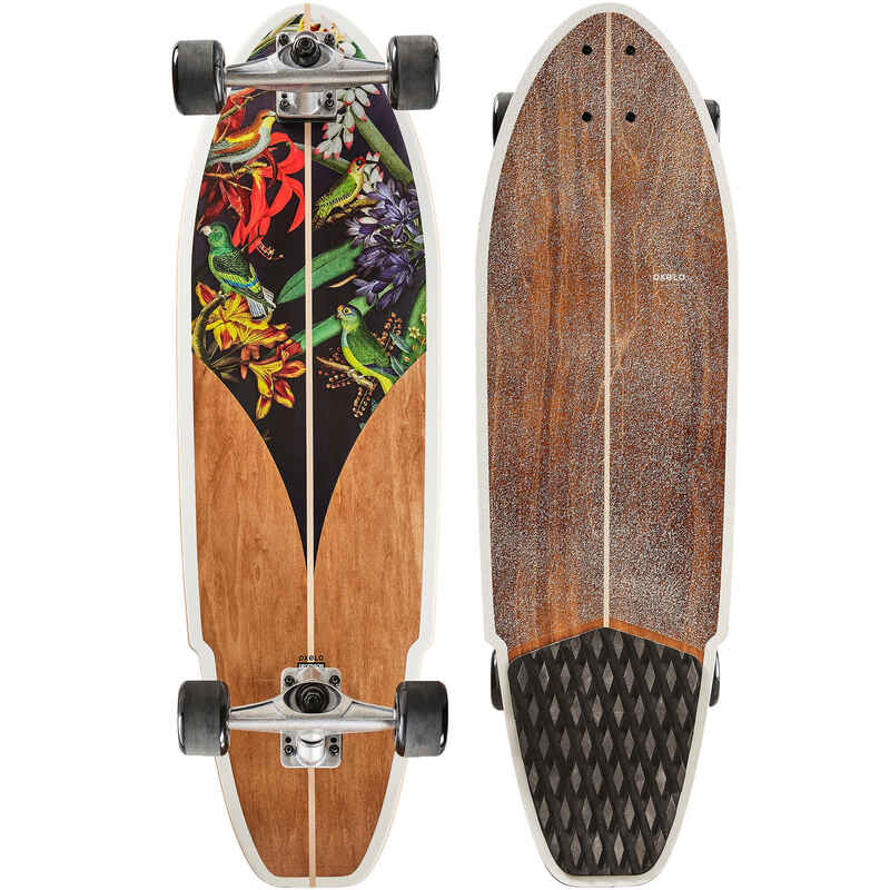 Surfskate Shape Deck Planche Skate Skateboard Fiberglass Top Layer 32  Bullet : : Sports et Loisirs