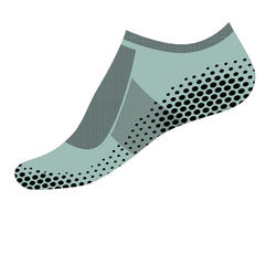 Calcetines antideslizantes Sport Pilates hombre verde claro