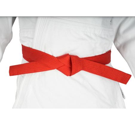 CEINTURE ARTS MARTIAUX PIQUÉE 2.80M ROUGE