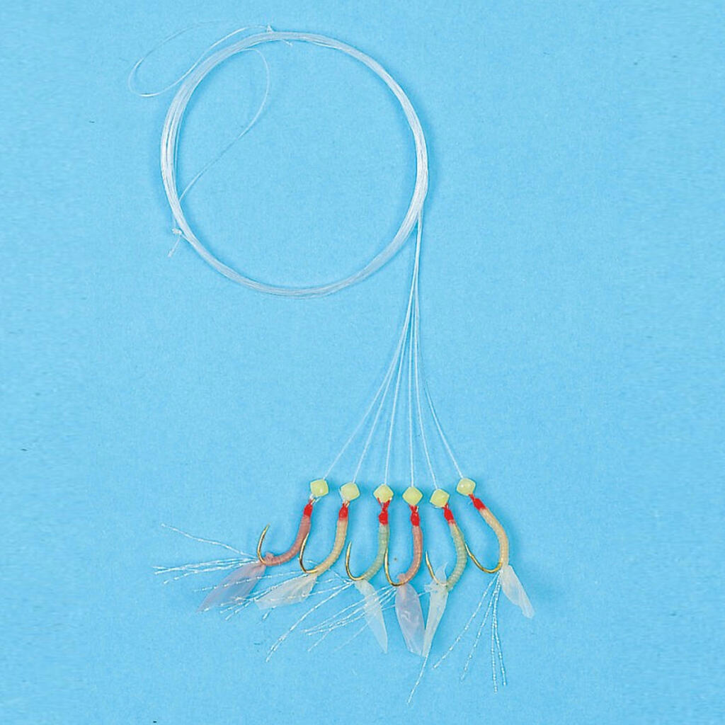 Sea Fishing Leader Small Larvae 6 N°14 Hooks