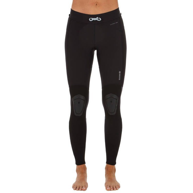 900 women’s anti-UV neoprene black surfing leggings