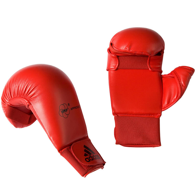MITAINES DE KARATÉ ROUGES WKF