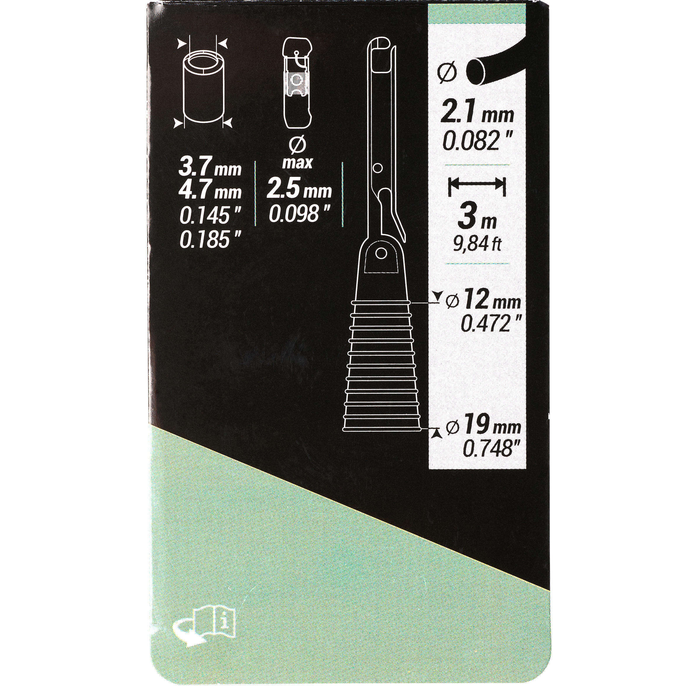 KIT MONTAGE ELASTIQUE  2,1 MM POUR LA CARPOVER -1 3/5