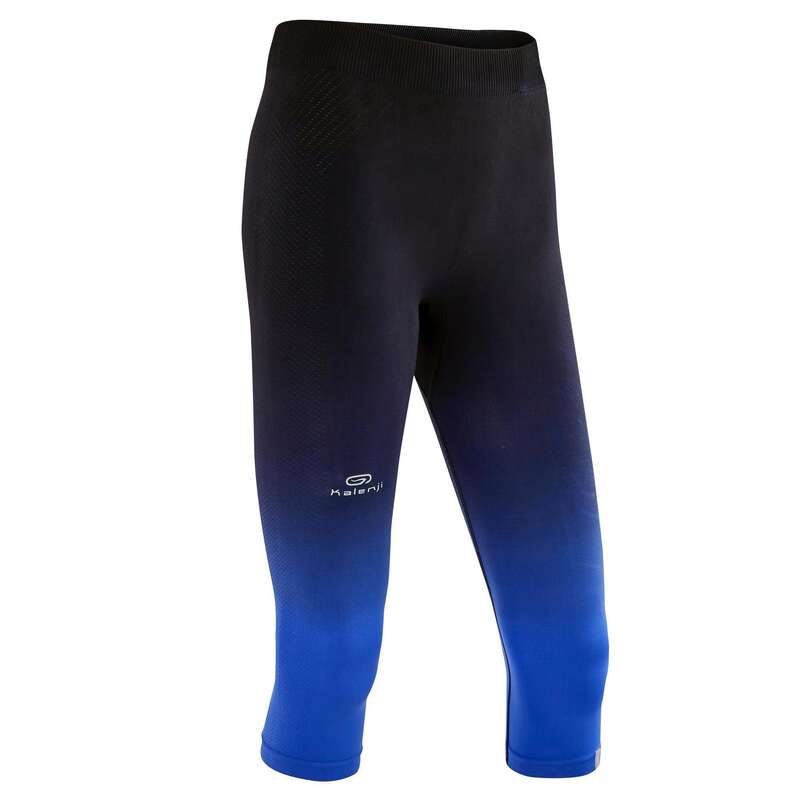 KIPRUN WOMEN'S RUNNING CROPPED BOTTOMS KIPRUN CARE BLACK...