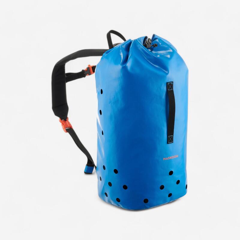 Rucksack wasserdicht Canyoning 25 Liter blau