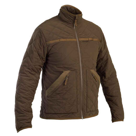 
      Hunting Silent Padded Jacket 500 - Brown.
  