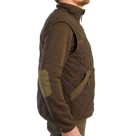 Country Sport Silent Padded Gilet 500 Brown.