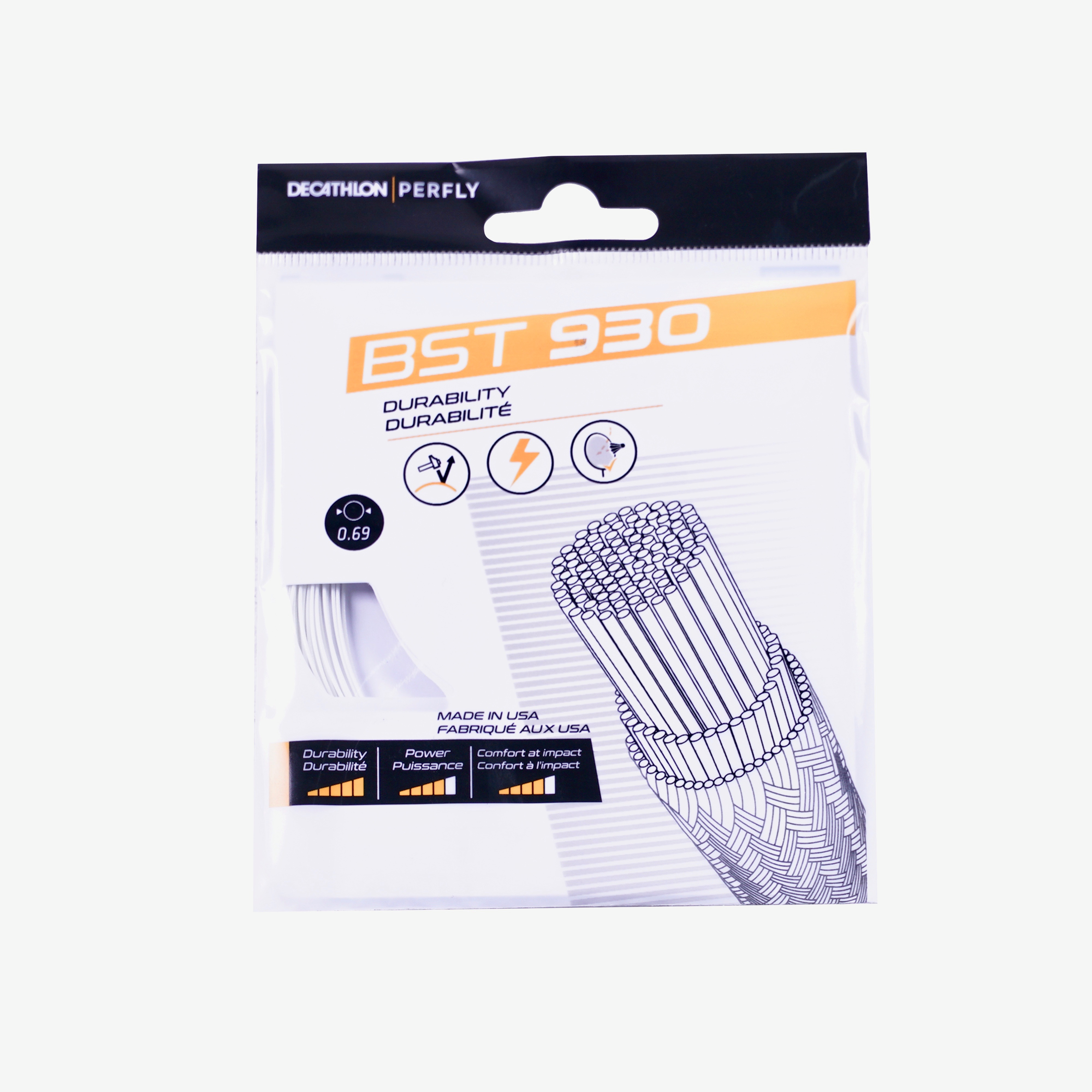 Cordage De Badminton BST 930 - Blanc