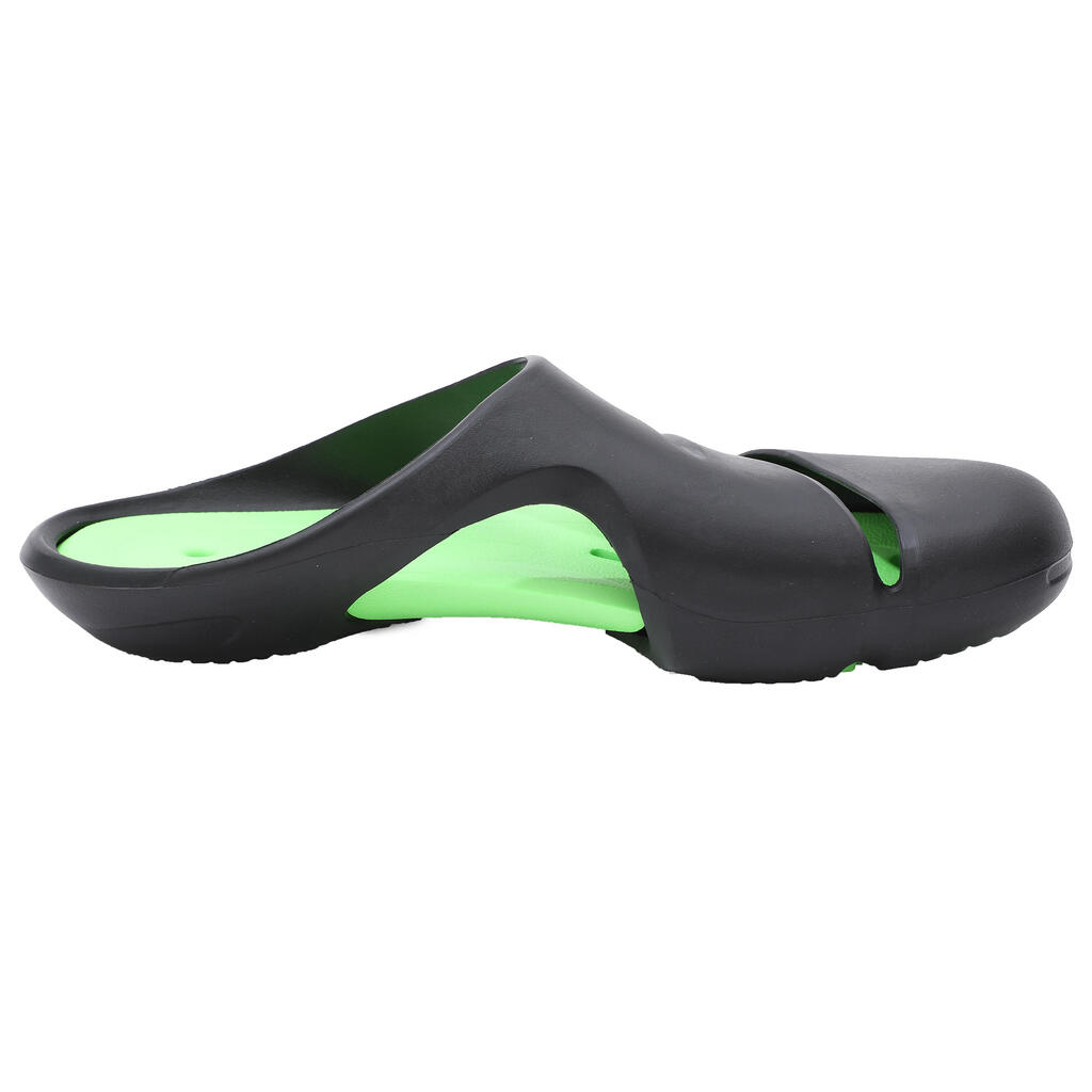 MEN’S POOL CLOGS 100 BLACK GREEN