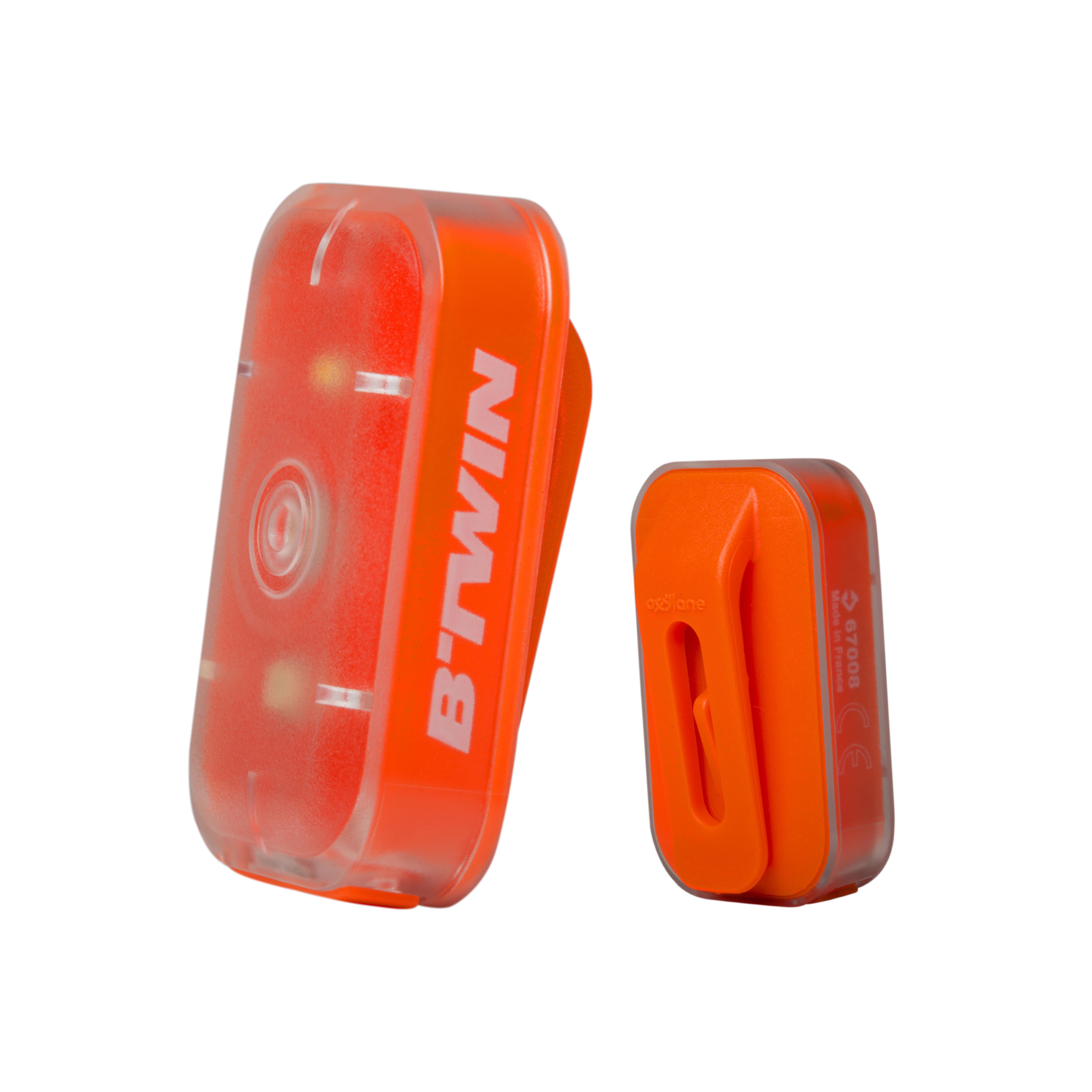 CL 500 Front Rear LED USB Cycling Light Orange