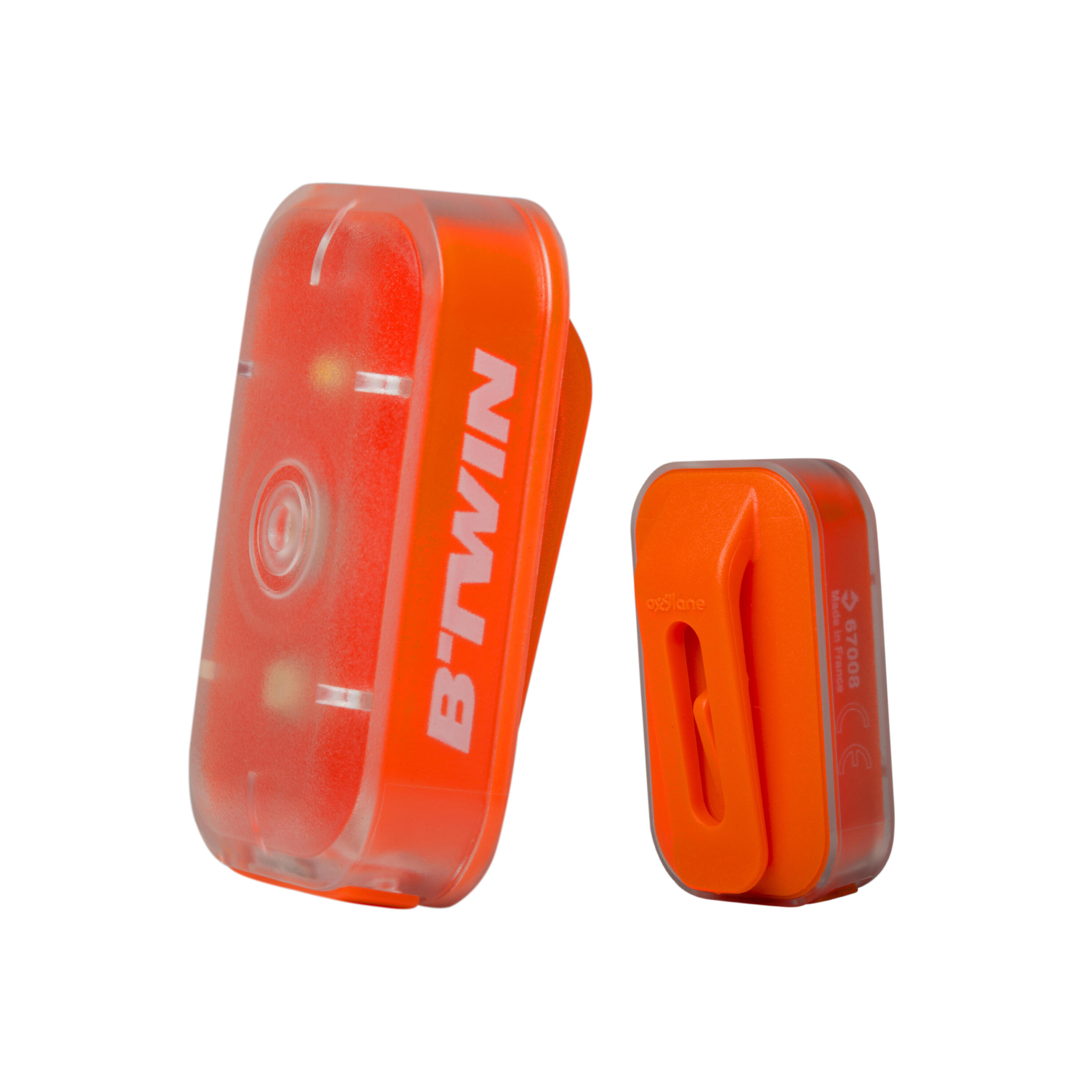 ELOPS CL 500 Front or Rear LED USB Bike Light - Orange