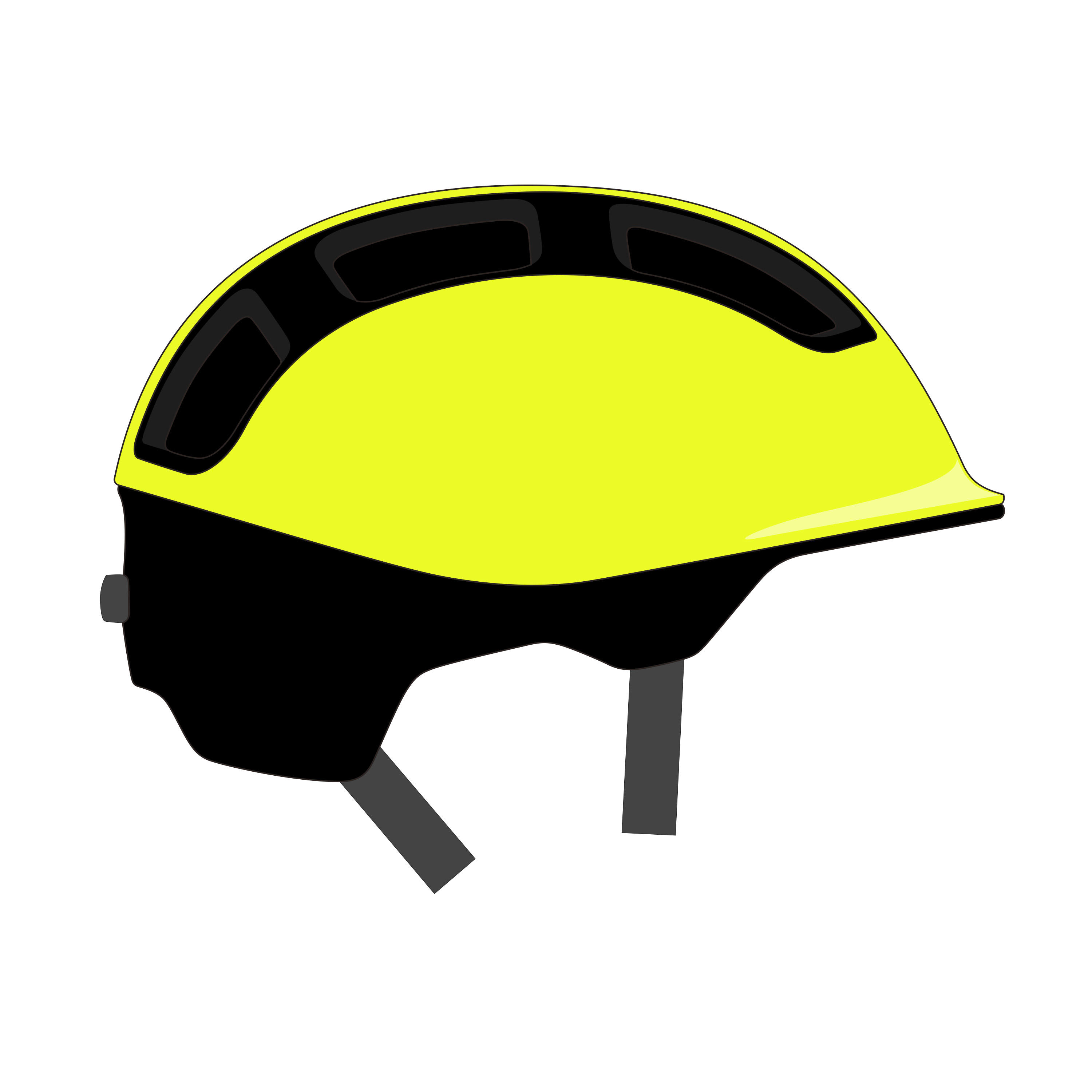 540 City Cycling Helmet Yellow 13/13
