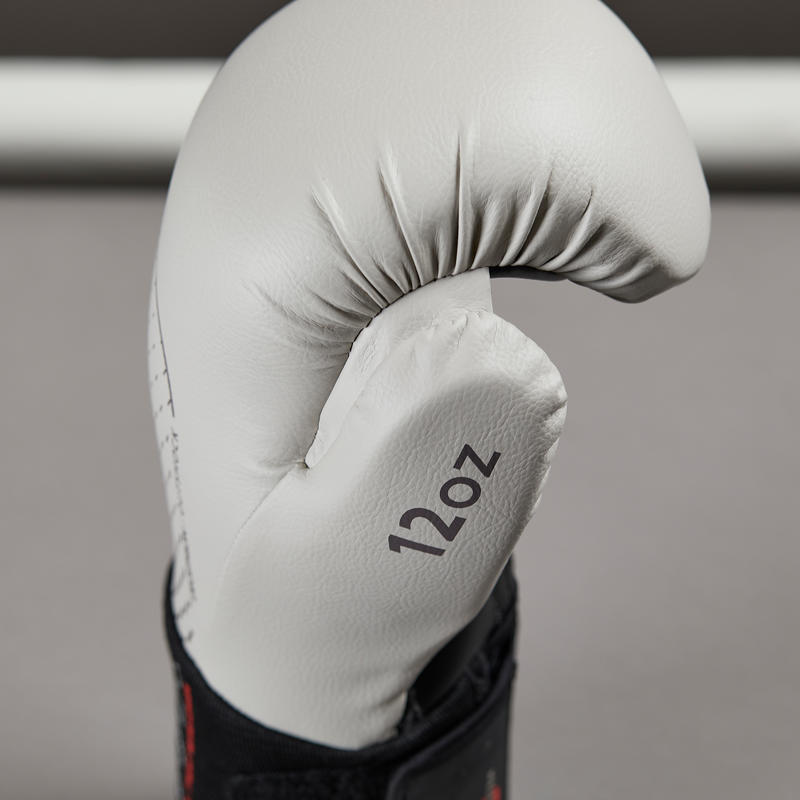 GANTS DE BOXE 500 ERGO GRIS Décathlon GANTS DE BOXE 500 ERGO GRIS Décathlon