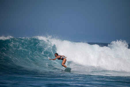 High-waist surfing briefs with wide elastic waist ROSA foamy