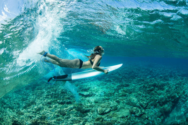 Dół kostiumu kąpielowego surfingowego damski Olaian Sana