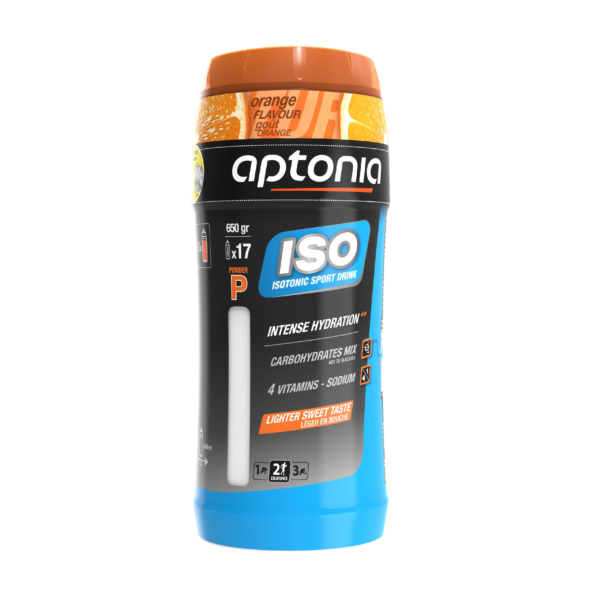 APTONIA ISO Isotonic Drink Powder 650g - orange